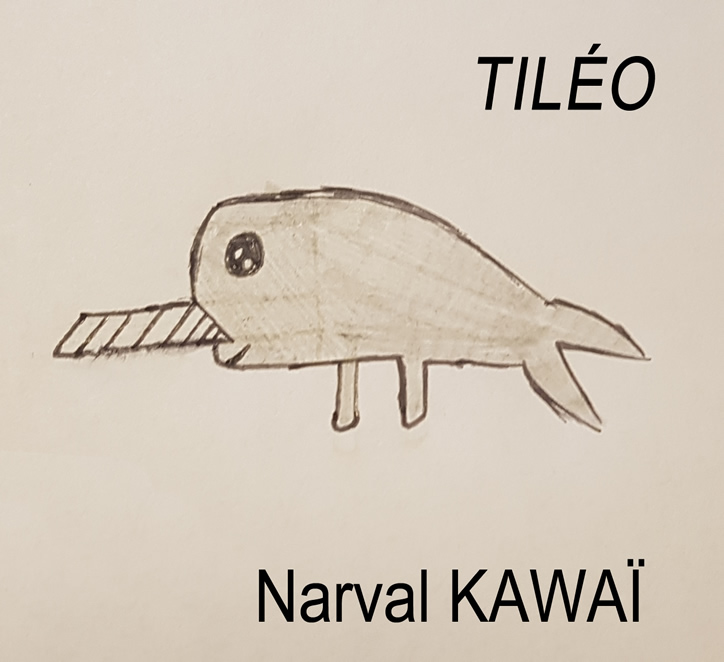 Dessin de narval kawaï - TILÉO